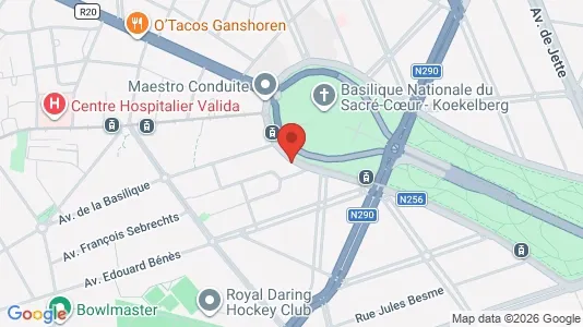 Apartments for rent i Brussels Koekelberg - kort over placeringen