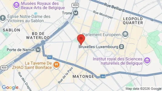 Apartments for rent i Brussels Elsene - kort over placeringen