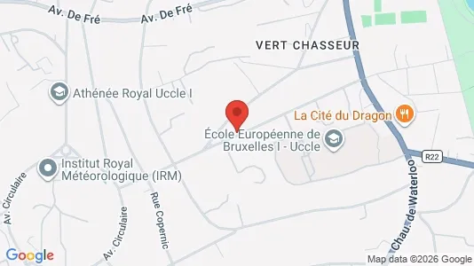 Apartments for rent i Brussels Ukkel - kort over placeringen