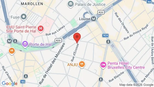 Apartments for rent in Brussels Sint-Gillis - Photo from Google Street View