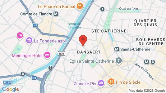Apartments for rent i Stad Brussel - kort over placeringen