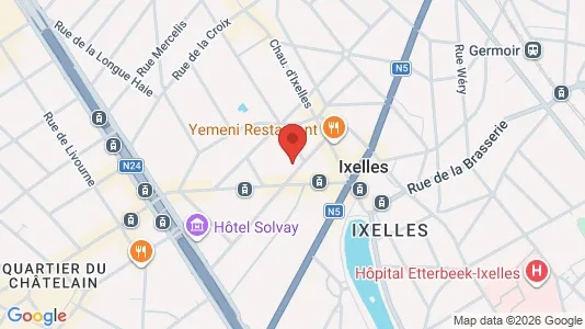 Apartments for rent i Brussels Elsene - kort over placeringen