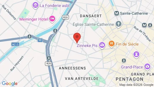 Apartments for rent i Stad Brussel - kort over placeringen