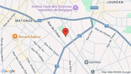 Apartments for rent i Brussels Elsene - kort over placeringen