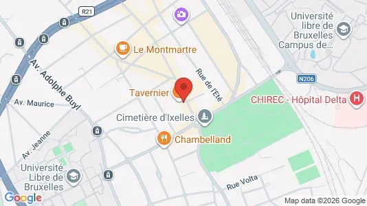 Apartments for rent i Brussels Elsene - kort over placeringen