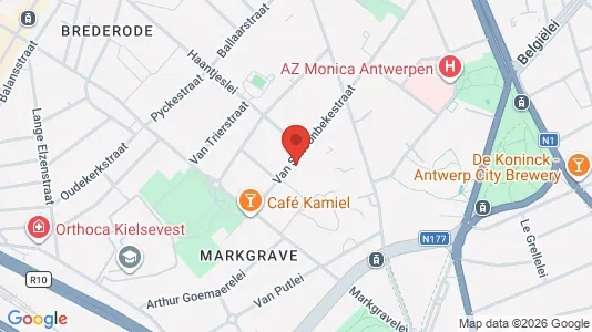 Apartments for rent i Stad Antwerp - kort over placeringen