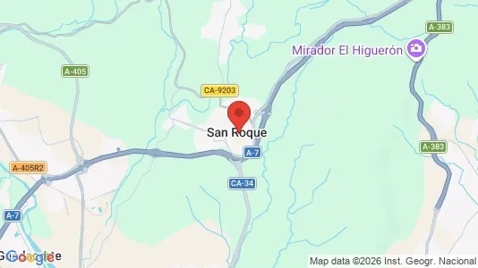 Apartments for rent i San Roque - kort over placeringen