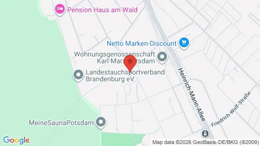 Apartments for rent i Potsdam - kort over placeringen