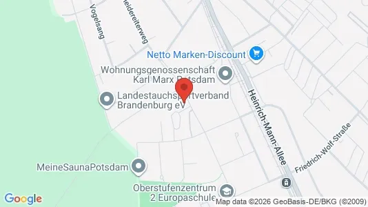 Apartments for rent i Potsdam - kort over placeringen
