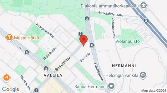 Apartments for rent i Helsinki Keskinen - kort over placeringen