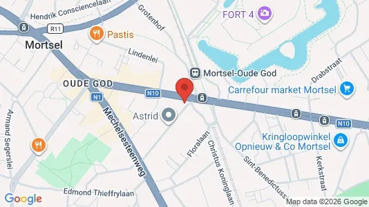 Apartments for rent i Mortsel - kort over placeringen
