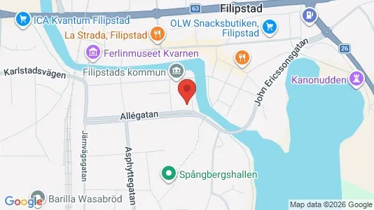 Apartments for rent i Filipstad - kort over placeringen