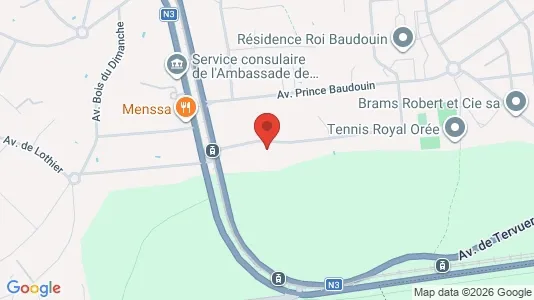 Apartments for rent i Brussels Sint-Pieters-Woluwe - kort over placeringen
