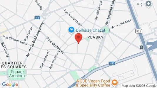Apartments for rent i Brussels Schaarbeek - kort over placeringen
