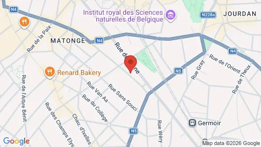 Apartments for rent i Brussels Elsene - kort over placeringen