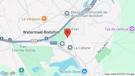 Apartments for rent i Brussels Watermaal-Bosvoorde - kort over placeringen