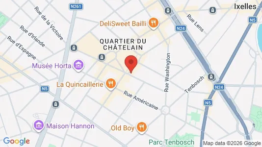 Apartments for rent i Brussels Elsene - kort over placeringen