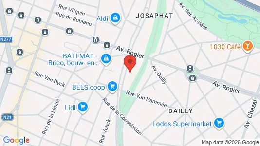 Apartments for rent i Brussels Schaarbeek - kort over placeringen