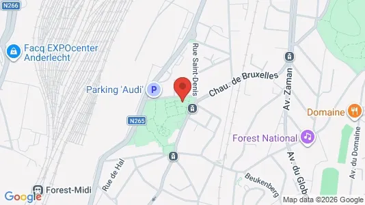 Apartments for rent i Brussels Vorst - kort over placeringen