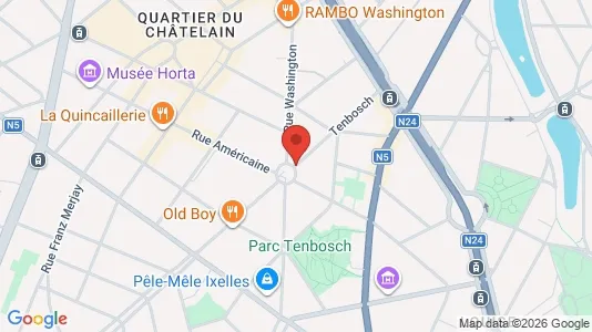 Apartments for rent i Brussels Elsene - kort over placeringen