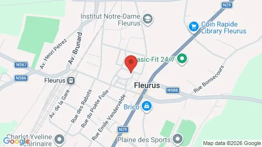 Apartments for rent in Fleurus - Photo from Google Street View