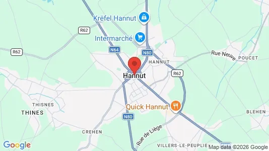 Apartments for rent i Hannuit - kort over placeringen