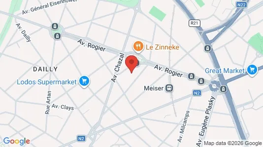 Apartments for rent i Brussels Schaarbeek - kort over placeringen
