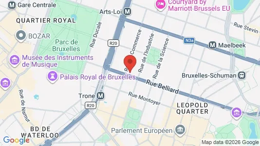 Apartments for rent i Brussels Etterbeek - kort over placeringen
