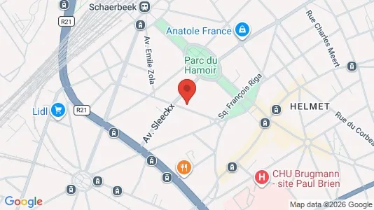 Apartments for rent i Brussels Schaarbeek - kort over placeringen