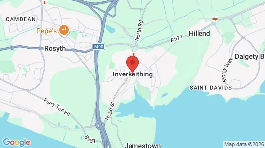 Houses for rent i Inverkeithing - Fife - kort over placeringen