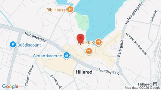 Apartments for rent i Hillerød - kort over placeringen