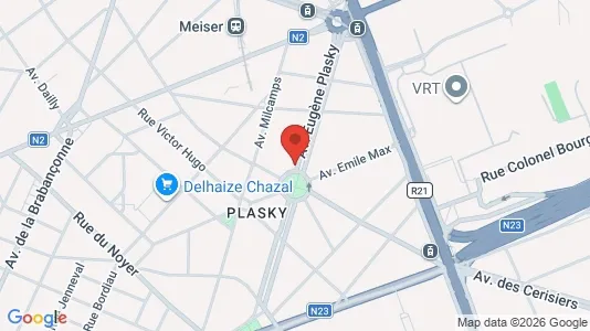 Apartments for rent in Brussels Schaarbeek - Photo from Google Street View