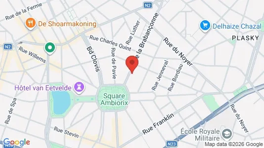 Apartments for rent i Stad Brussel - kort over placeringen