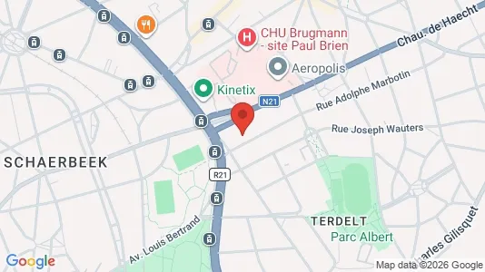 Apartments for rent i Brussels Schaarbeek - kort over placeringen