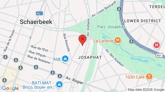 Apartments for rent i Brussels Schaarbeek - kort over placeringen