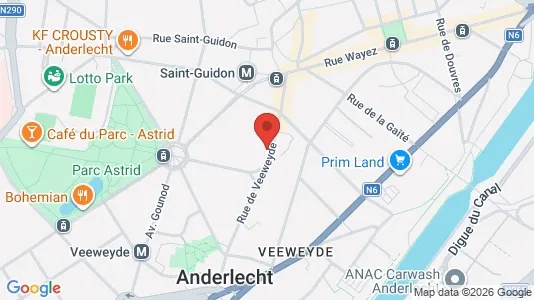 Apartments for rent in Brussels Anderlecht - Photo from Google Street View