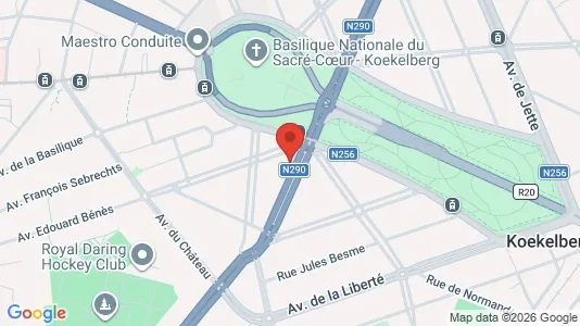 Apartments for rent in Brussels Koekelberg - Photo from Google Street View