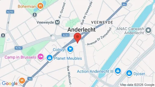 Apartments for rent in Brussels Anderlecht - Photo from Google Street View