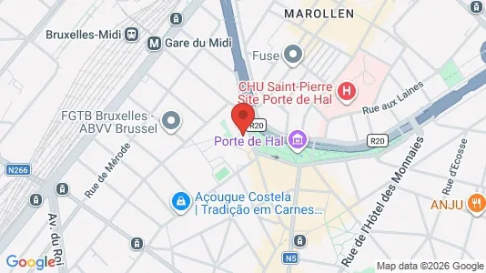 Apartments for rent i Brussels Sint-Gillis - kort over placeringen