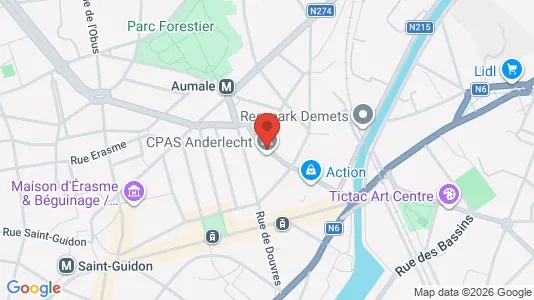 Apartments for rent in Brussels Anderlecht - Photo from Google Street View