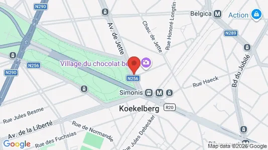 Apartments for rent in Brussels Koekelberg - Photo from Google Street View