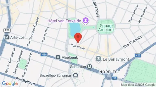 Apartments for rent i Stad Brussel - kort over placeringen