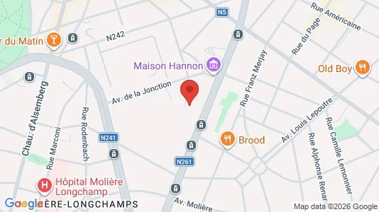 Apartments for rent i Brussels Vorst - kort over placeringen