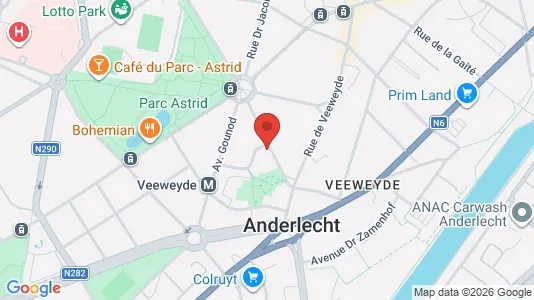 Apartments for rent in Brussels Anderlecht - Photo from Google Street View