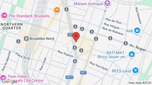Apartments for rent in Brussels Schaarbeek - Photo from Google Street View