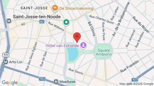 Apartments for rent i Stad Brussel - kort over placeringen