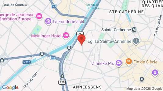Apartments for rent i Stad Brussel - kort over placeringen