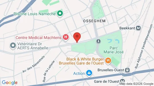 Apartments for rent i Brussels Sint-Jans-Molenbeek - kort over placeringen