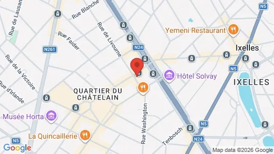 Apartments for rent i Stad Brussel - kort over placeringen