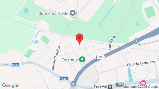 Apartments for rent i Brussels Anderlecht - kort over placeringen